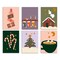 Cozy Christmas Greeting Cards Boxed Set of 24 Holiday Notecards Featuring 6 Nostalgic Designs, Perfect for Home for the Holidays and Warm Festive Wishes